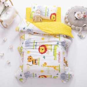 Children Quilt Kindergarten Nap Pure Cotton Quilt Cover Spring and Autumn Baby Kindergarten Quilt Small Cover Removable and Washable All Year Round
