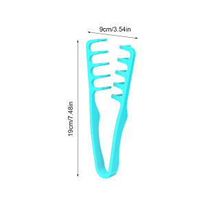 Hairdress Comb Covering Bangs Seam Grooming Accessory Pro Salon Dyeing Styling Tools Coarse Wide Spikes Tooth Comb For Wet Hair