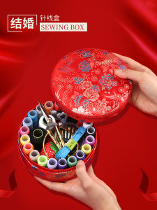 Hộp Kim Cương Cưới Phụ Nữ Quà Tặng Đám Cưới Đồ Dùng Gia Đình Cao Cấp Thực Tế Kim Cương Kim Cương Đồ Dùng Khâu Cao Cấp