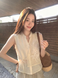 YIKEMAI | Slimming Sleeveless Collar Vest Dress Big Size