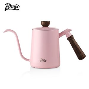 BINCOO 600ML Hand Brewed Coffee Pot Set Coffee Filter Sharing Pot Hand Coffee Manual Grinder Coffee Utensils Portable for Home Office