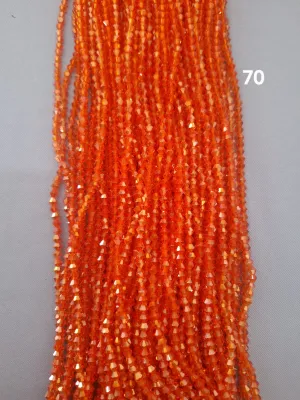 100 hạt viên pha lê nón 4mm sáng lấp lánh không mờ đục làm trang sức đính kết quần áo phụ kiện... bảng màu 3