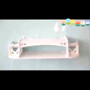 Wall Shelf Free Punching Wall-mounted Shelf Storage Box Router Wireless Wifi Wire Set-top Box