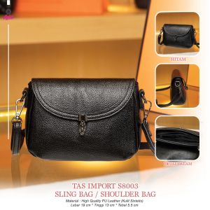 BISA COD Tas Keren Import Sling Bag / Shoulder Bag / Hand Bag High Quality Tas Import S8003 Koleksi Tas Kerenz