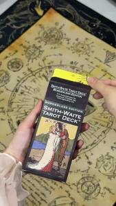 Holographic Tarot Oracle 78pcs Specially Designed Cards Party Fun Fate Divination Card Game Holiday Games Christmas Gifts