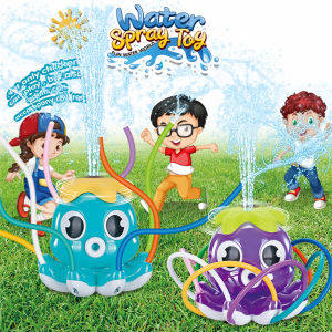 Baby Bath Bathroom Toys: Automatic Rotate Octopus Sprinkler