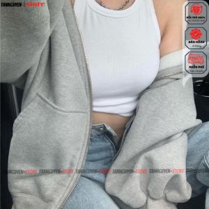 Áo croptop nữ chất cotton - Áo ba lỗ cộc tay dáng ôm mềm mịn Co Giản Mềm Mại Mịn Màng Không phai màu - tannguyen_store