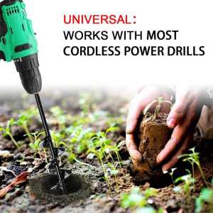 MATA BOR PENGGALI TANAH TANAM BUNGA 4X45CM MATA BOR PENGGALI BUNGA PEMBUAT LUBANG TANAH PENANAM BUNGA