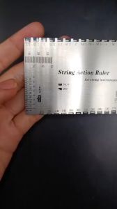 Steel String Action Ruler Pitch Gauge Guide Luthier Tool Guitar Bass Banjo