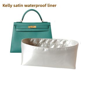 Ultra-Light Satin Lined Bag Support Kelly Inner Bag Mini/25/28/32 Storage Organizer Insert Simple Style Garden Bag 30/36 Inner