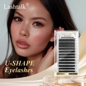 Lashtalk U Shape 3D 4D 5D U Eyelash Extensions Mix8-15mm C/D Bloom Premade Fans Volume Natural Mink False Lashes From Nagaraku