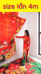 DECOR Tranh Vải Trang Trí Phông Nền Lễ Tết Backdrop chụp ảnh sự kiện NĂM MỚI BÍNH NGỌ 2026 Size Lớn 4M TET12 - BEEKIDS