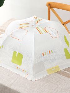 Large round Foldable Breathable Dustproof Vegetable Cover Celebrity Endorsed New Summer Trend Kitchen Gadget Fly Repellent