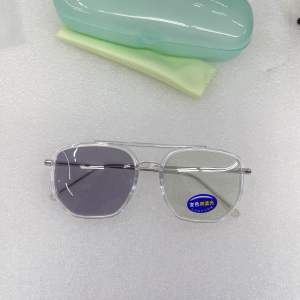 Steven sunnies photo chromic anti radiation glasses women and men anti blue light eyeglasses with case replaceable lens