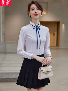 XINYU | Autumn Winter Long Sleeve Uniform White Shirt for Staff
