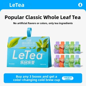 LEPINLECHA | Cold Brew Jasmine Fruit Tea Bags Gift for Mid-Autumn Festival