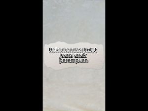 Celana Panjang Jeans Wanita DKFashion Kulot Anak Tanggung Perempuan Denim Kids Girl Casual Palazzo