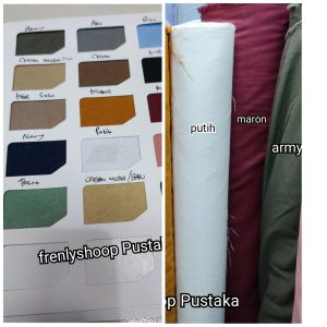 (hrg 1 meter ) Kain Linen bangkok / Bahan Linen rami  Bangkok Grade A