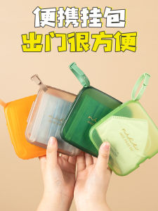 Portable Mask Storage Box Home Use Childrens Mask Bag Convenient Carry-On Nose Cover Storage Container  Style Plastic Material