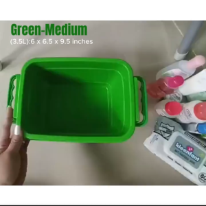 Winspire Plastic Small 2.4L Multi-Purpose Storage Box Organizer with Handle / School Kit / Cosmetic Kit / First Aid Kit