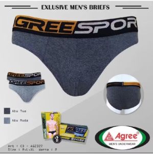 2Pcs Celana Dalam Pria Agree Sport Art 2327