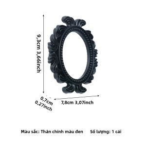 1PC Baroque Mini Ba Chiều Khắc Nhựa Đạo Cụ Trang Trí Halloween Lễ Hội Ma Cảnh Trang Trí Phong Cách Hiện Đại