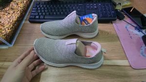 Giày chạy bộ Skechers Untra Flex II 149426 cho nữ màu be nhạt