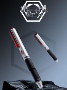 deli | Hexagonal Quiet Writing Pen for Students Quick Dry High Capacity Comfort Grip