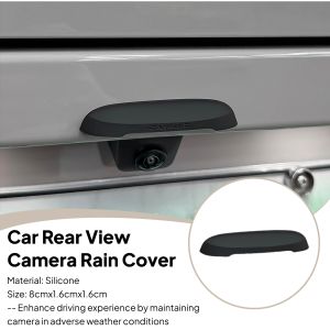 Car Rear View Camera Shield Easily Install Waterproof Multifunctional Silicone Rear View Camera Protection Anti Rain Cover