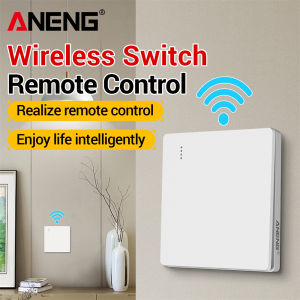 Smart Wireless Wall Switch 50-60Hz ANENG Smart Home Push Button Transmitter Long Distance Control Interruptor Wall Panel Tools