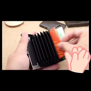 Case Dompet Aluminium 6 Slot: Solusi Penyimpanan Kartu Kredit & ATM