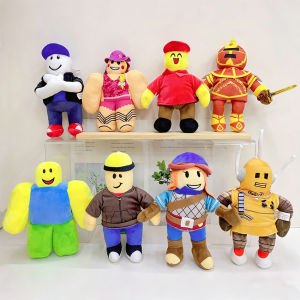 Bandai | Roblox Plush Toys 24cm 8 Styles Noob Experiment Soft Stuffed Doll For Kids Boys Girls Birthday Gift Party Favor Fan Collection