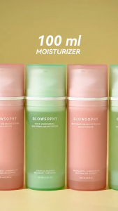 Glowsophy Watermelon Brightening Moisturizer Skin Barrier Niacinamide Gel Day and Night Skincare 100 ml Gel Pelembab Wajah Mencerahkan Kulit Bercahaya Brightening Cream
