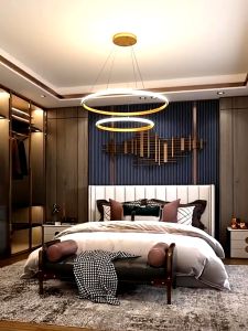 Lampu Gantung Minimalis LED 3 Ring: Desain Ruang Tamu & Makan Modern