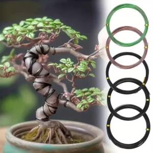 5m Plant Support Bonsai Wire Anodized Aluminum Bonsai Training Wire for Shaping Garden Accessories for Garden and Plant Shapes