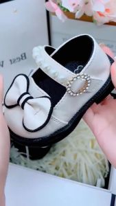 Sepatu Anak Perempuan Model Docmart Pita Tali Mutiara & Sepatu Baby Shoes Cantik Murah