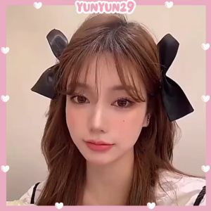 Kẹp tóc hình nơ bản nhỏ vải nhung tiểu thư 3 màu sang chảnh TP21 yunyun29