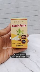 Kunyit Putih atau Kunir Putih Asli Obat lambung Kista dan Benjolan - Kapsul Kunir Putih isi 60