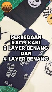 Kaos Kaki Oldschool - Kaos Kaki Karakter Monster Mouth - 4LAYER BENANG - K14