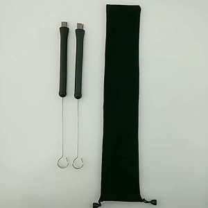 Stick Drum Drum Besi / Drum Cleaning Tool Portable Jazz Musical / Stick Brush Metal Cajon Drum