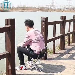 Camping Chair Foldable with Backrest Lightweight Portable Outdoor Folding Stool Random Color – Homelift PH