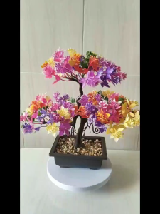 Artificial Flowers Fake Hydrangea Potted Plant Entrance Living Room Tabletop Wine Cabinet Decoration Vase Plastic Flowers Artificial Green Plants