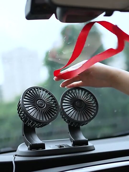 CAR Fan 12v/24v 360 Rotatable Powered 3-Speed Home Boats Truck Foldable ...