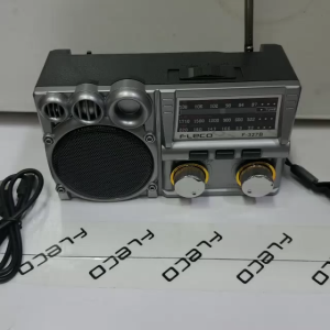 Radio Mini Bluetooth Super Bass Fleco F-327B Suara Jernih FM AM SW Radio Speaker Portable