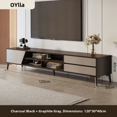 OYIla | Modern Compact Storage TV Stand for Small Spaces Living Room with Coffee Table