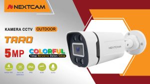 NEXTCAM Kamera cctv Analog Outdoor 5MP Colorful+Audio Tipe Taro Audio
