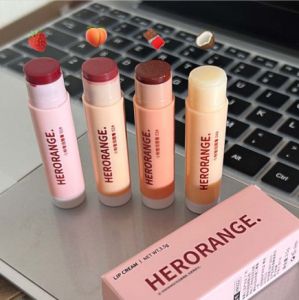 HERORANGE Lip Balm Colored Lipstick Moisturizing Hydrating Long Lasting Lip Mask Reducing Lip Lines