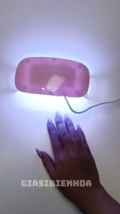 Đèn Pin Uv Sun Mini 6 Bóng 6W Có Chân Đứng Sấy Keo Uv Sấy Móng Tay Sấy Keo Dán Kính