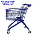 New Arrival Kids Big Small Size Supermarket Trolley Baby House Playing Pink Toy Car Boys and Girls Metal Trolley. 