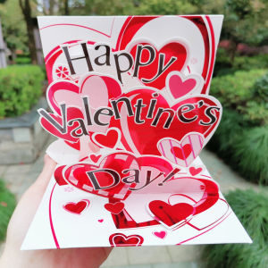 Thiệp Chúc Mừng Ngày Lễ Tình Nhân 3D Sáng Tạo Thiệp Chúc Mừng Ngày Lễ Tình Nhân 520 Trái Tim Đỏ Trái Tim Tương Tác Thiệp Chúc Mừng Ngày Lễ Tình Nhân 2.14 Thiệp Chúc Mừng Ngày Lễ Tình Nhân